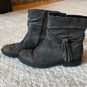Women's Born Ankle Boots size 6, but fit me I’m a size 7.